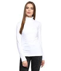Classic Black Slim-Fit Turtleneck Top