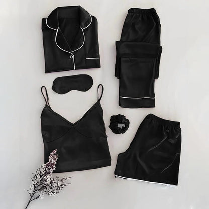 6 IN 1 SILK NIGHTY SET