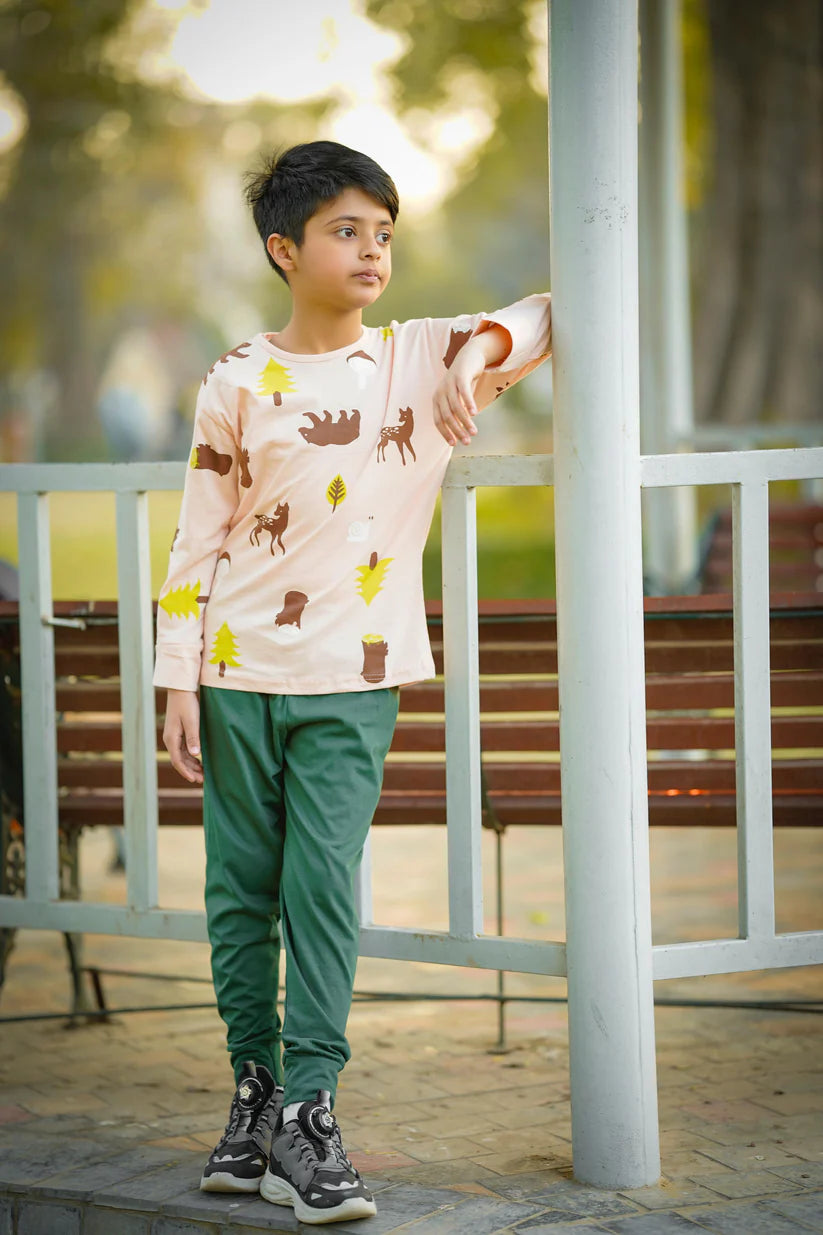 Tree and Bear Kids Suit (Each)