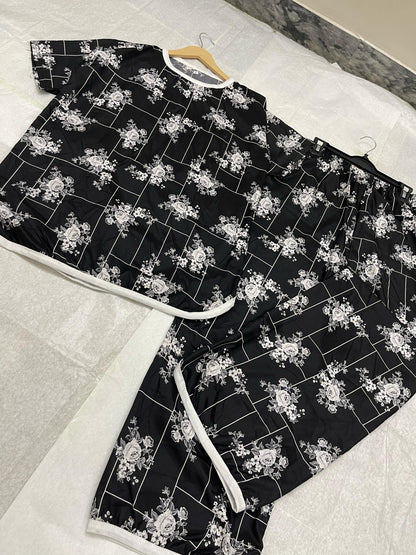 MOONLIT GARDEN  PRINTED SHIRT AND TROUSER