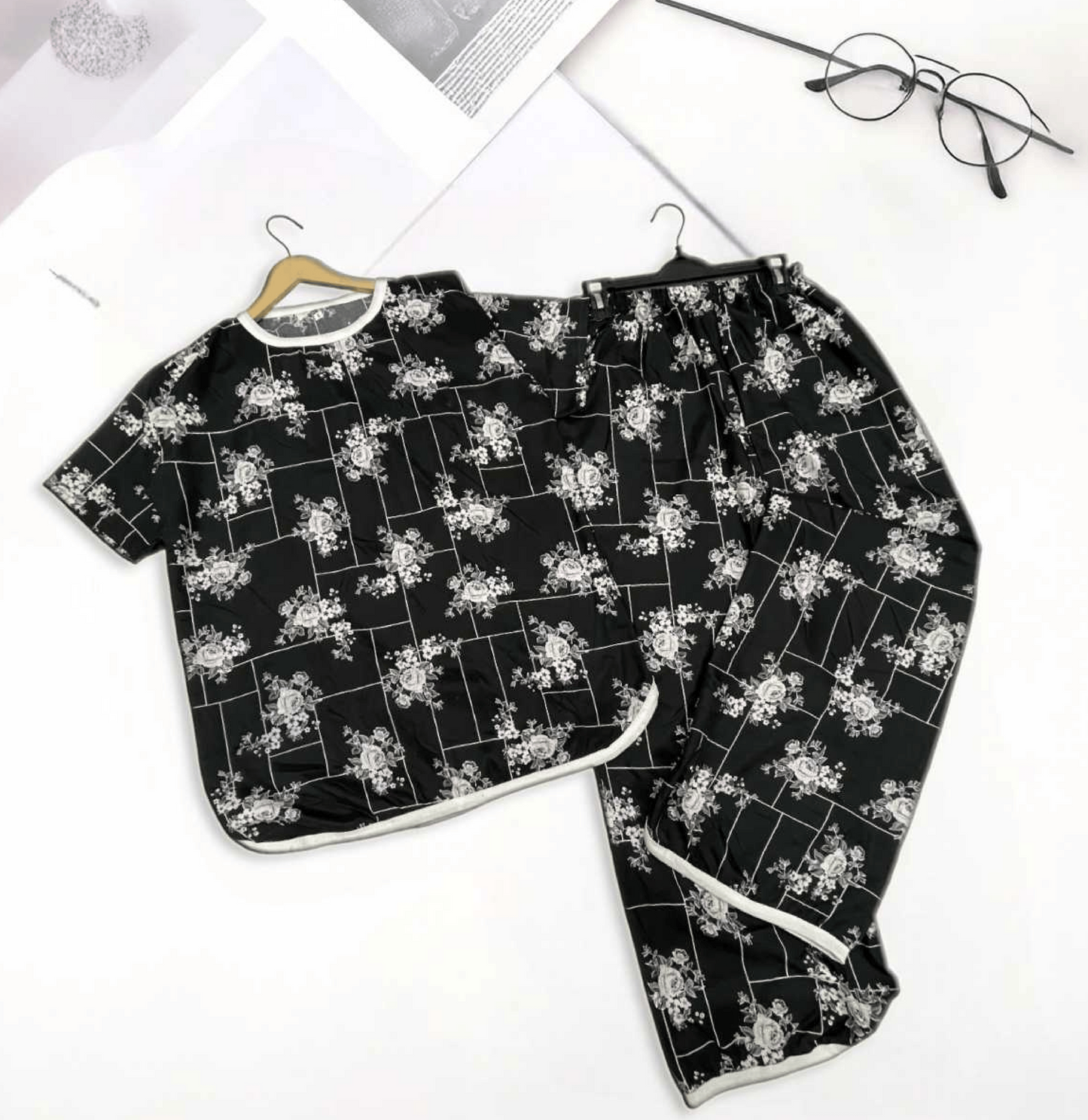 MOONLIT GARDEN  PRINTED SHIRT AND TROUSER