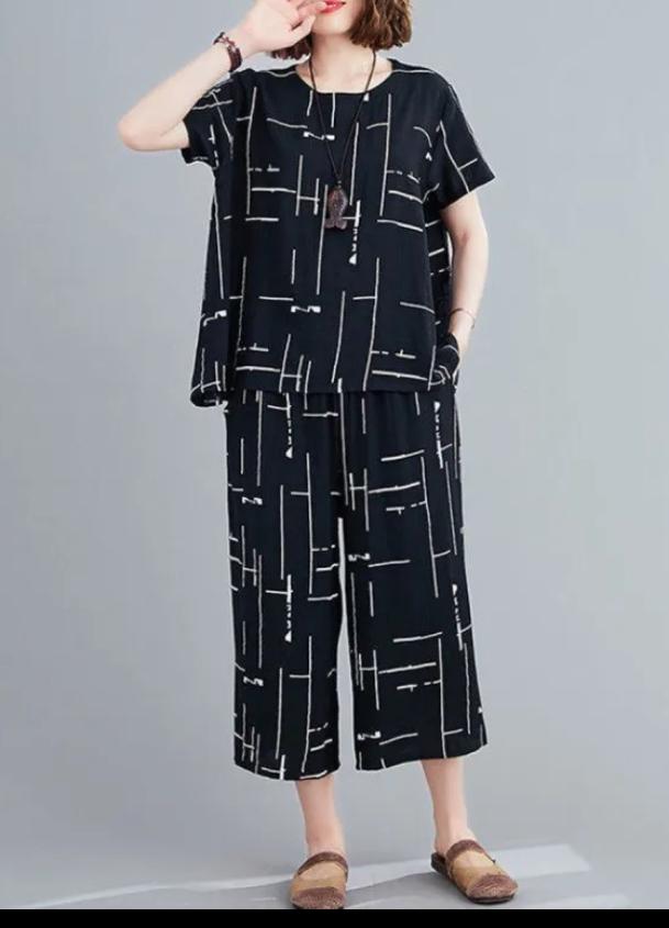 Multi Capri night suit