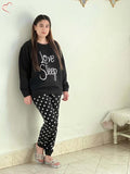 Love sleep winter night suit