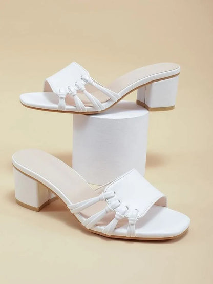 Braided Mule Heels