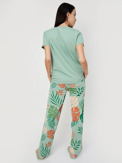 Tropical Printed Summer night suit