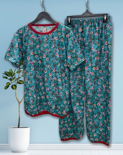 BERRY PATCH PRINTED SHIRT AND TROUSER