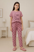Love Sleep Printed Night Suit