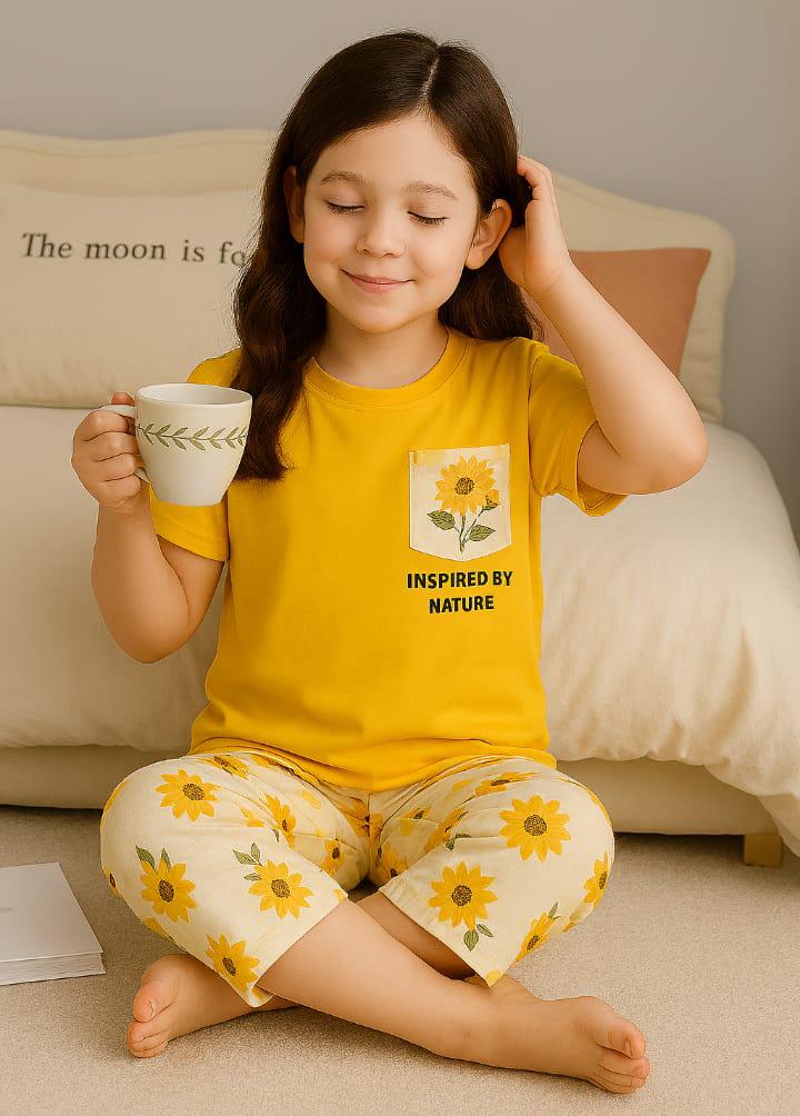 Pocket Printed Night Suit