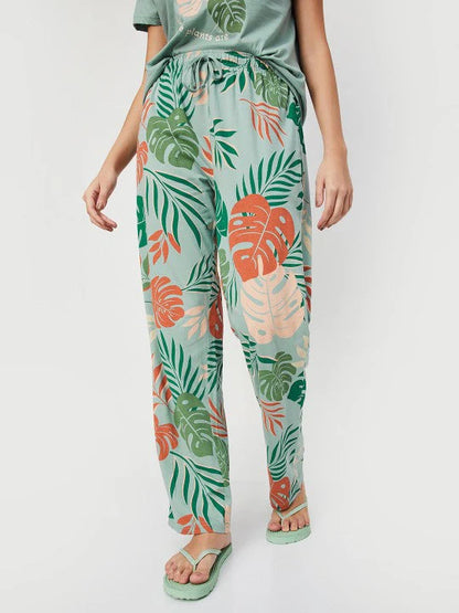 Tropical Printed Summer night suit