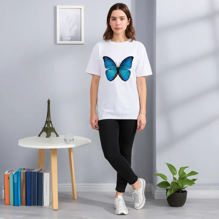 Blue Butterfly Tee