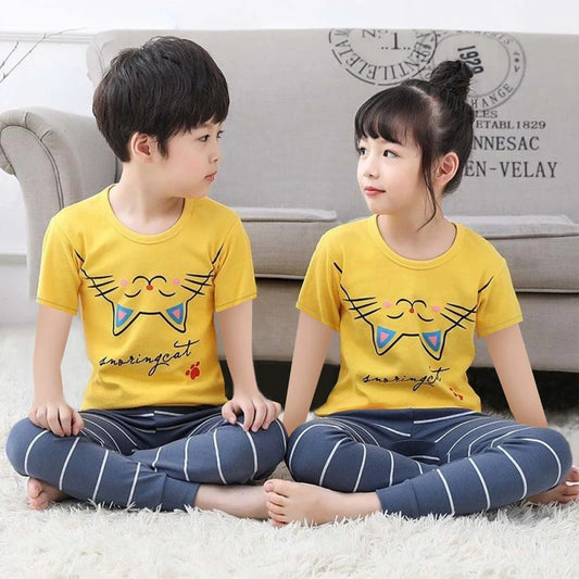 Cat Half Sleeve Kids Suit (Each