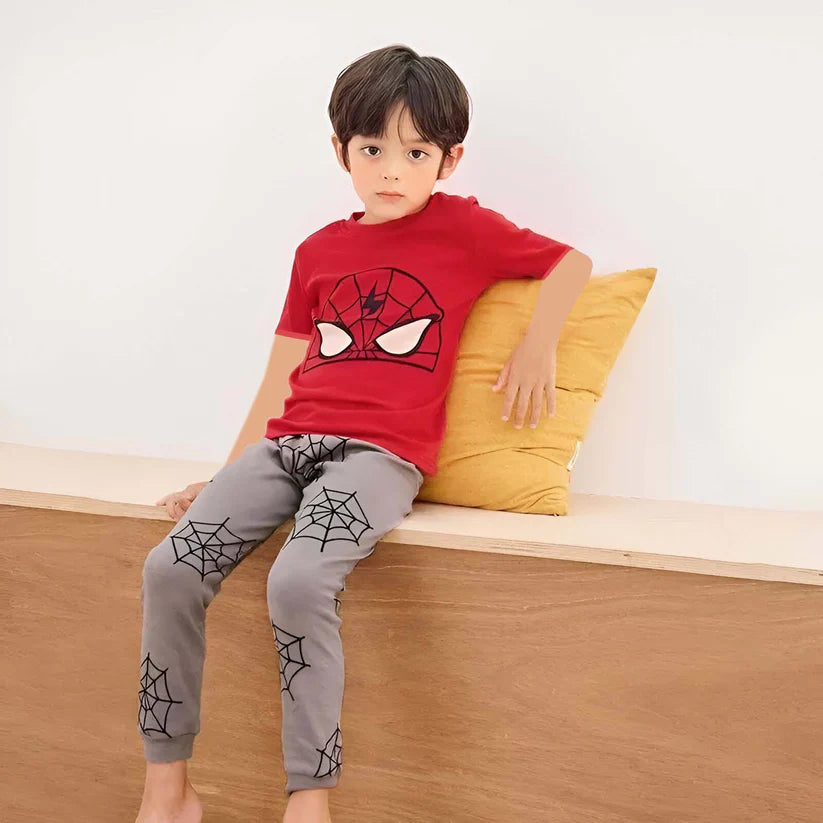 Grey Spider Half Sleeve Kids Suit (Each)