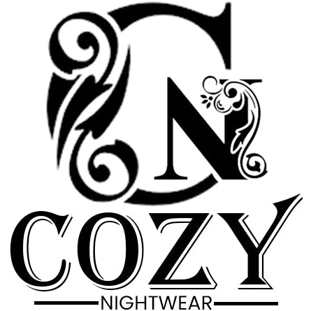Logo for Cozy Nightwear with decorative 'N' on a white background